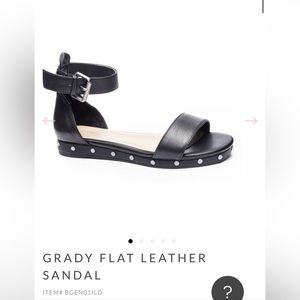 Chinese Laundry Grady flat leather sandal